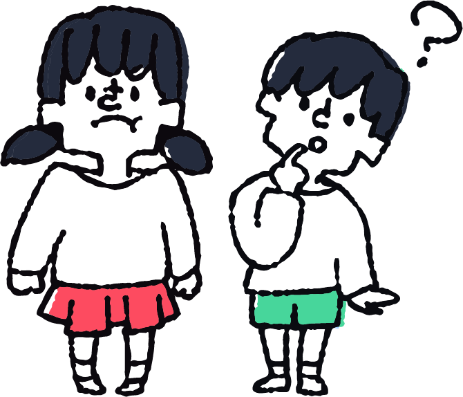 おしっこトラブルと発達障害の関係のイラスト